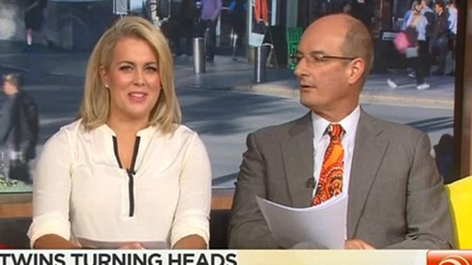 Samatha Armytage and David 'Kochie' Koch appear on Sunrise