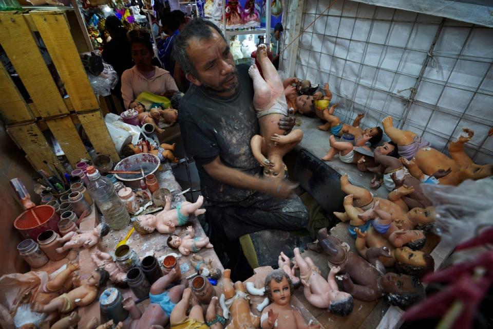 MÉXICO-NIÑOS DIOS RESTAURADOS (AP)