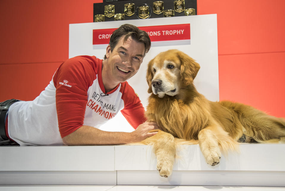 Jerry O’Connell will guest-host the AKC National Championship Dog Show for the second time on New Year’s Day. (Photo: Jesus Aranguren for Michael Simon)