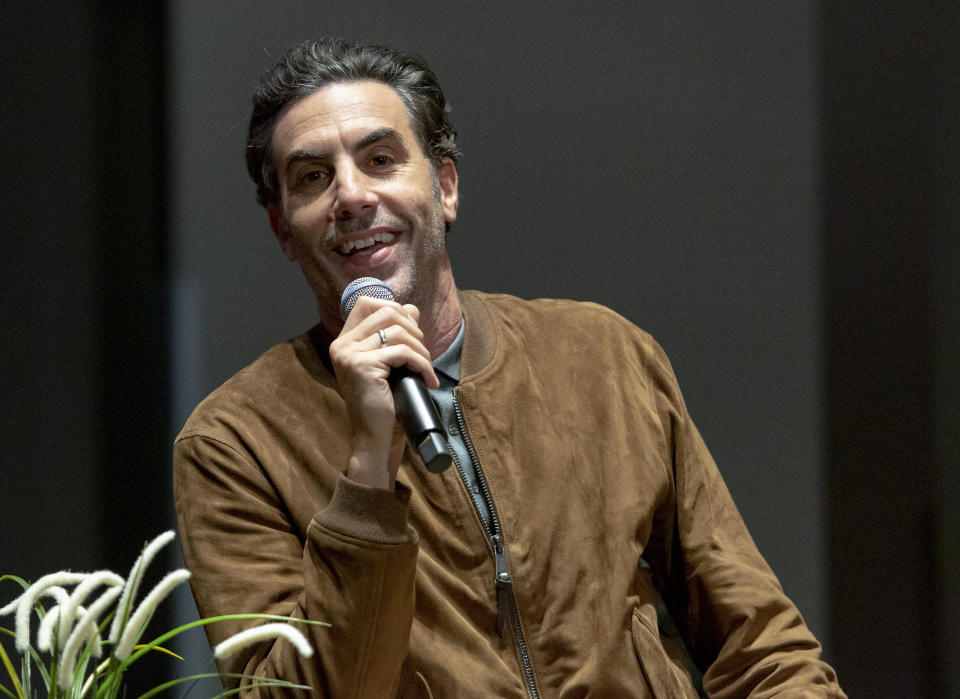 LOS ANGELES, CALIFORNIA - MAY 21: Actor Sacha Baron Cohen attends SAG-AFTRA Foundation Conversations with "Who Is America" at SAG-AFTRA Foundation Screening Room on May 21, 2019 in Los Angeles, California. (Photo by Vincent Sandoval/Getty Images)