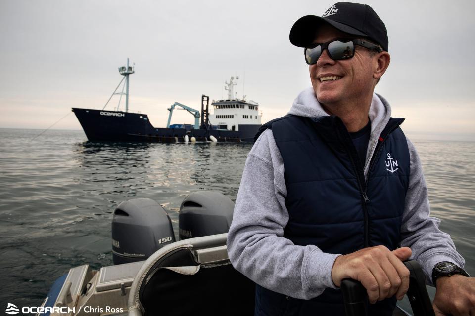 Louisville native and shark advocate and explorer Chris Fischer.