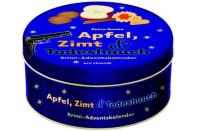 Das wird ein spannender Advent – mit dem Krimi-Adventskalender „Apfel, Zimt & Todeshauch“. Der neuste Fall der Nürnberger Krimiautorin Petra Nacke ist dieses Mal in 24 kleine Portionen verpackt und das bedeutet: Fortsetzung folgt und zwar täglich - auf einer dekorativen Karte in Weihnachtskugel-Form. Die Auflösung des Kriminalfalls gibt es an Heiligabend. Gesehen für 14,90 Euro bei www.arsvivendi.com.