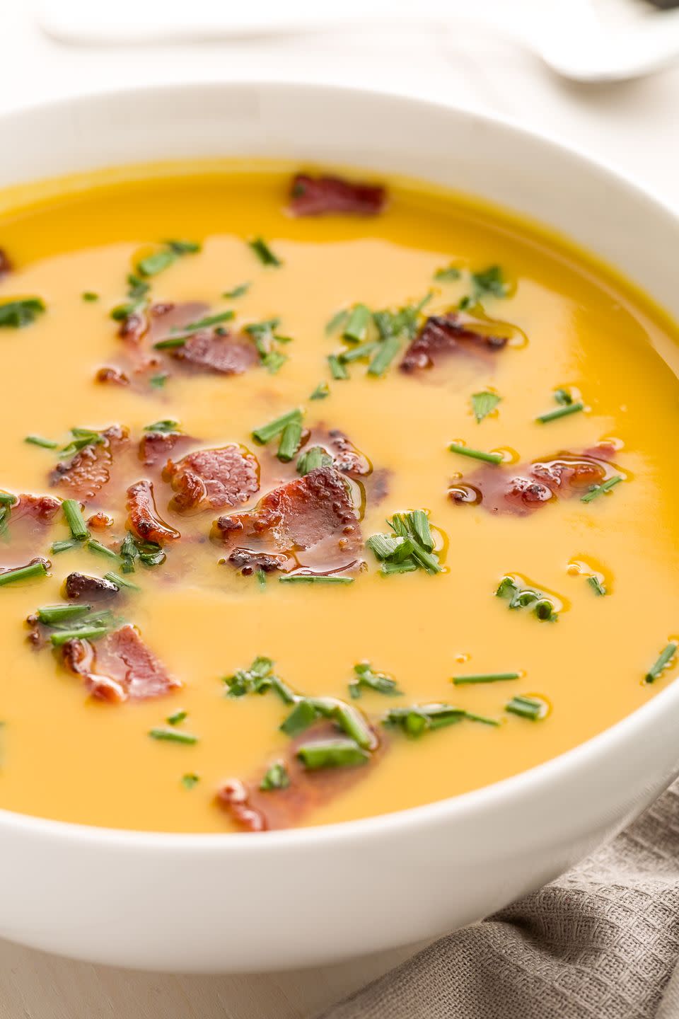 Trader Joe's Butternut Squash Soup with Bacon