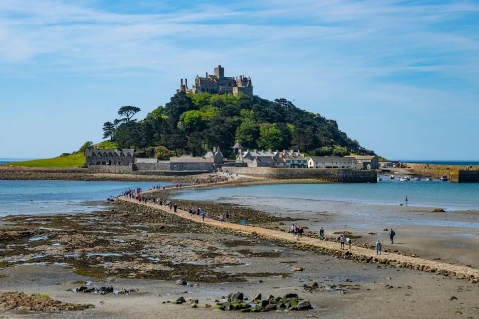 This ancient tidal island is linked to Marazion by a causeway (Getty Images)