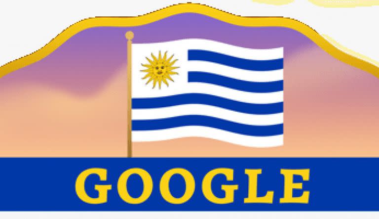 Así saludó Google el Día de la Independencia de Uruguay