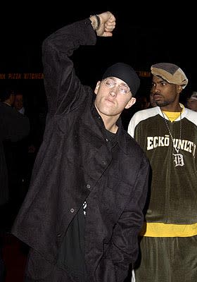 Eminem at the LA premiere of Universal's 8 Mile