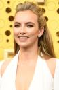 <p>Add some volume up top when you gather your hair back like Jodie Comer. It elevates the look from sporty and casual to purposefully glam.</p>