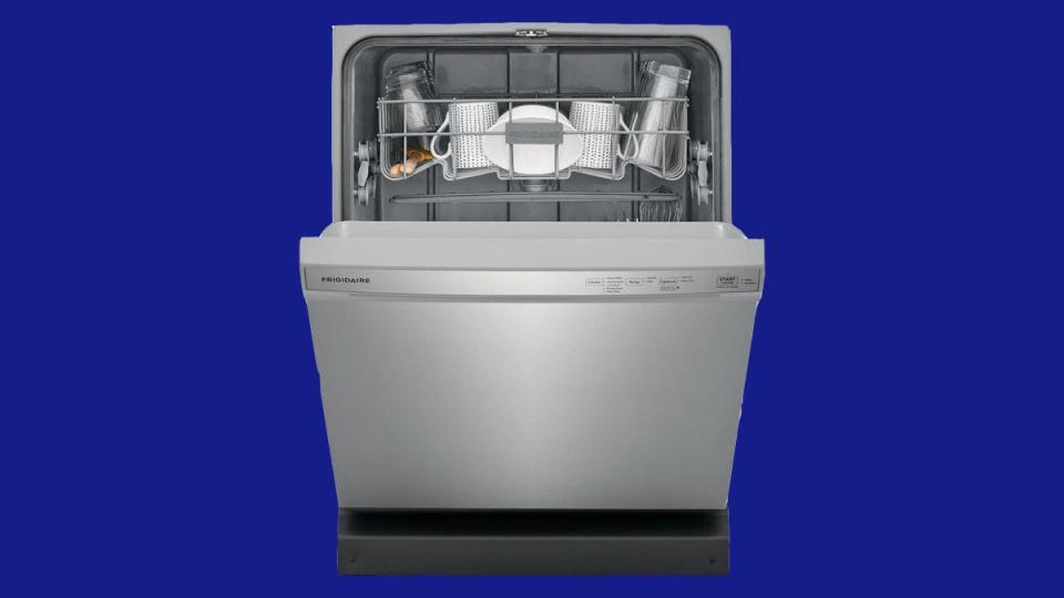 Freshen-up your cutlery and such with this Frigidaire dishwasher on sale at Appliances Connection today.
