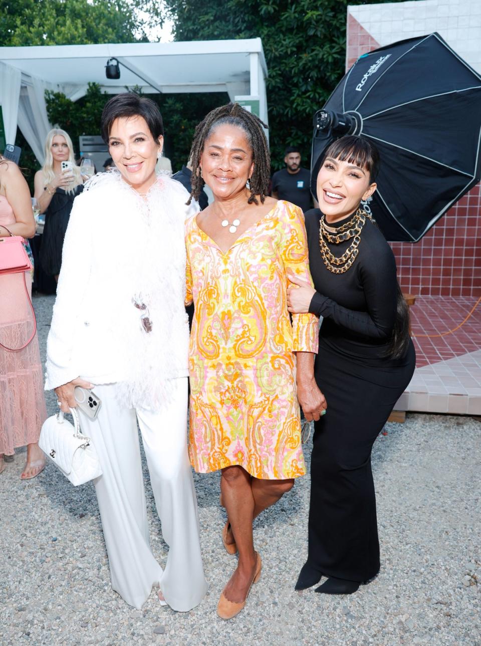 Kris Jenner, Doria Ragland, and Kim Kardashian attend the TIAH 5th Anniversary Soiree at Private Residence (Stefanie Keenan / Getty Images for This Is About H)