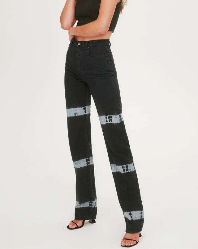 Cynthia Stretch High Rise Straight Jeans - Sustainable Denim