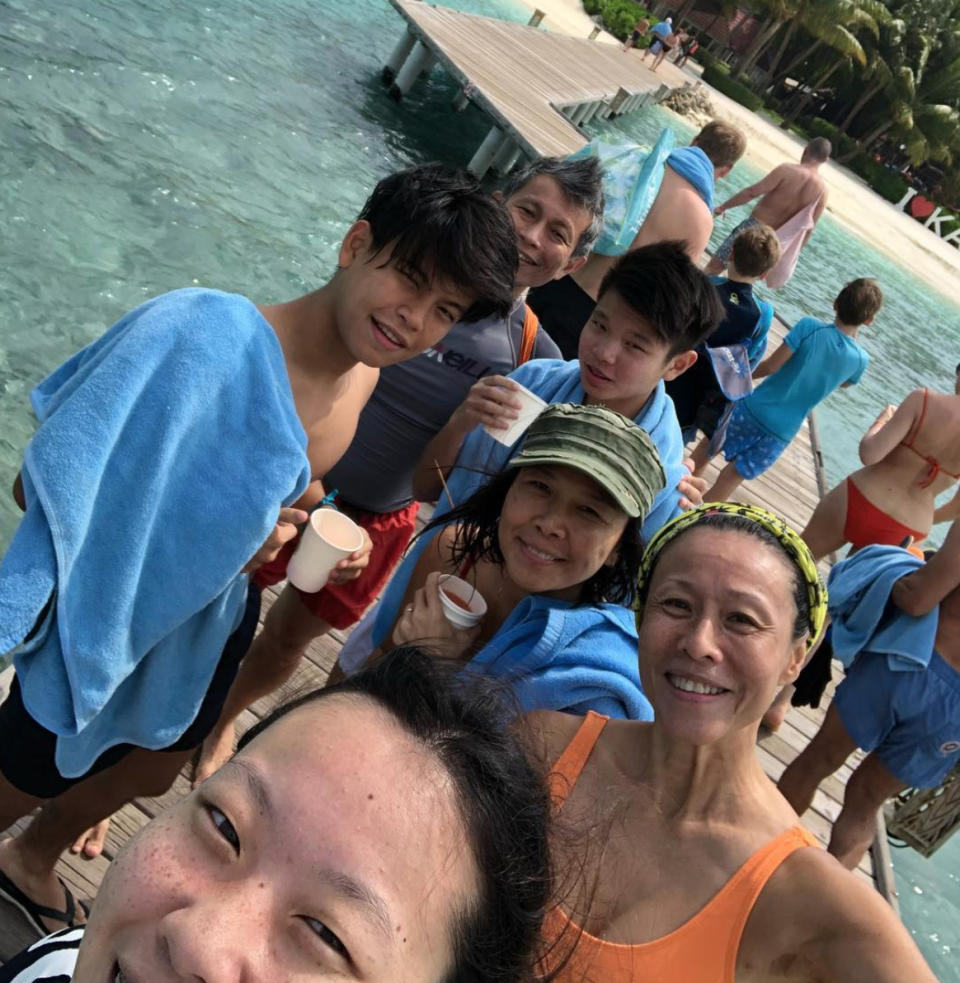 <p>Television actress and theatre practitioner Tan Kheng Hua is taking a well-deserved break in the Maldives. (Photo: Tan Kheng Hua/ Instagram) </p>