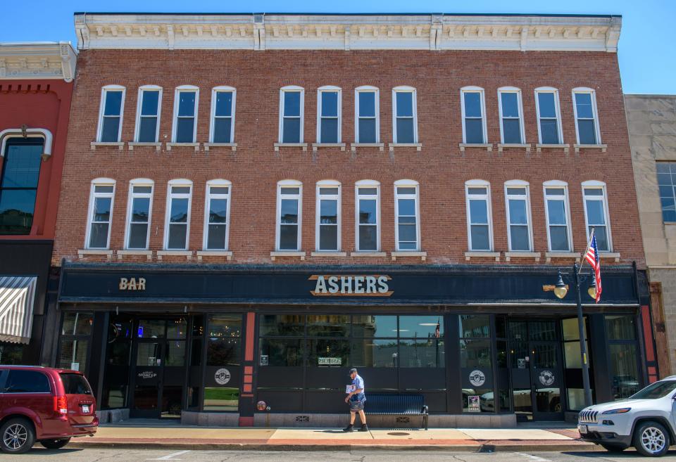 Ashers Bar and Grill has risen from the ashes of its former burned-out location in Farmington to a new and improved site at 353 Court Street in downtown Pekin.