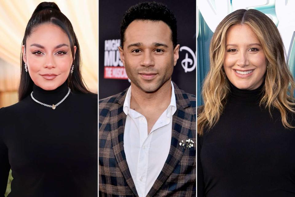 <p>Emma McIntyre/Getty; Alberto Rodriguez/GA/The Hollywood Reporter via Getty; Frank Micelotta/Disney via Getty</p> Vanessa Hudgens, Corbin Bleu and Ashley Tisdale.