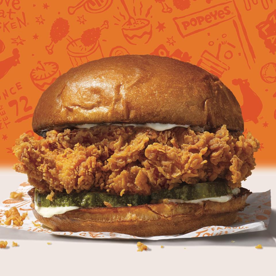 Popeyes chicken sandwich (Courtesy of Popeyes)