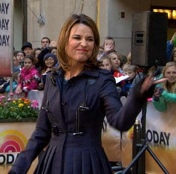 Savannah Guthrie: I Didn't Flip Off Matt Lauer on 'Today' (Video)