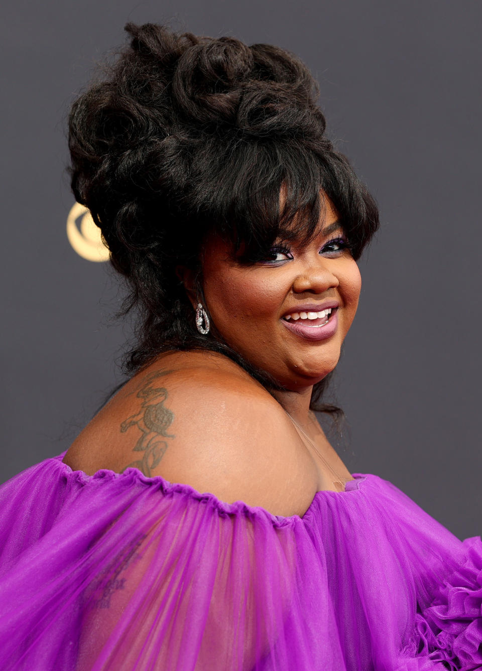 Nicole Byer attends the 73rd Primetime Emmy Awards at L.A. LIVE in 2021