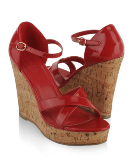 Criss Cross Platform Wedges 