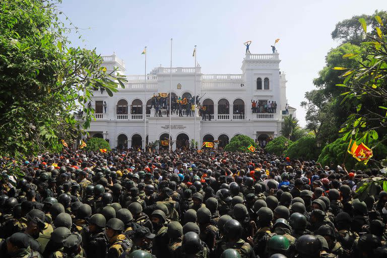 Sri Lanka; mundo; protestas