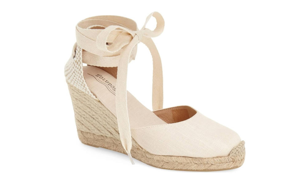Soludos Wedge Lace-Up Espadrille Sandal