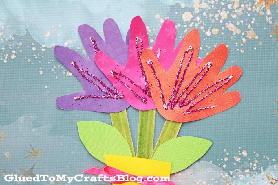 Handprint Flower Bouquet