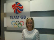 Celebrity photos: Amanda Holden was also at the Olympics Opening Ceremony. She tweeted this photo of herself next to a sign for Team GB, along with the caption: “Go @TeamGB. So excited!! At Opening ceremony with my Mum!!! #ourgreatestteam”