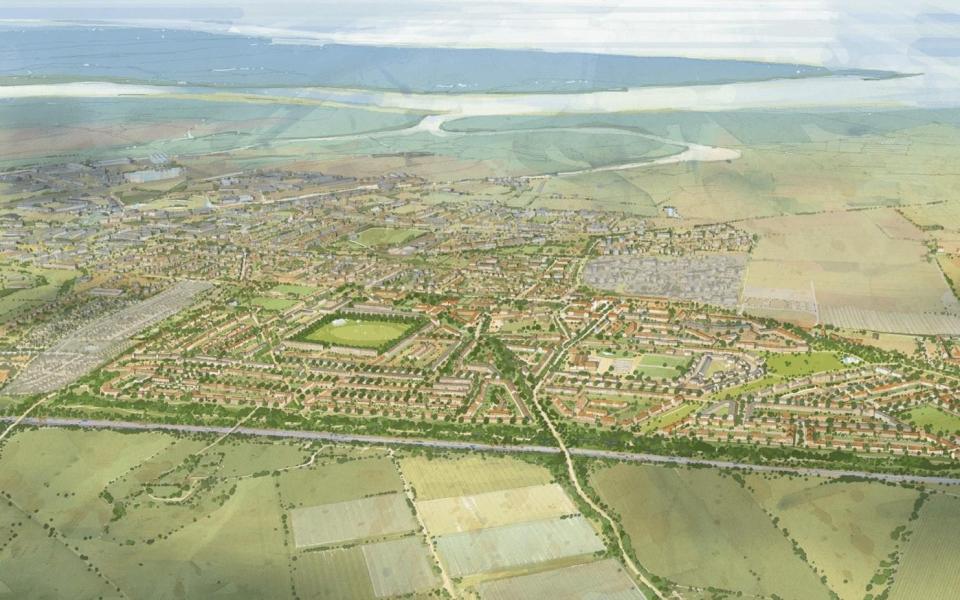 The Duchy of Cornwall's proposals to build a 2,500-home sustainable development in south-east Faversham in Kent