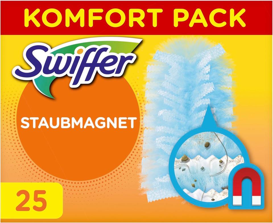 Swiffer - Staubmagnet Nachfüllpack 5x5 Tücher. (Bild: Amazon)