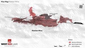 FIGURE 1. Deposit-scale plan map of Madsen Mine.