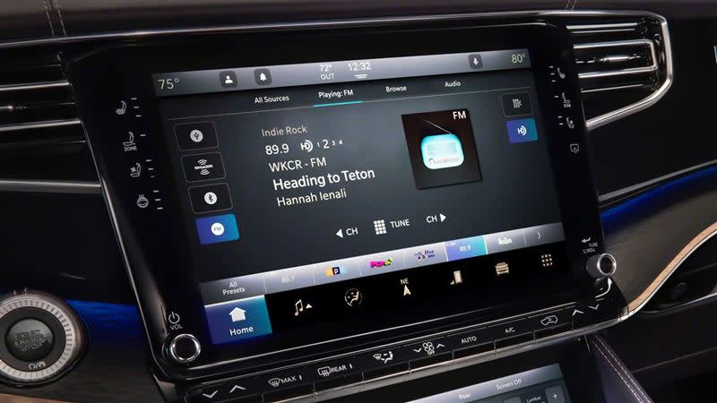 12.1吋中控螢幕。（圖／翻攝自Jeep官網）