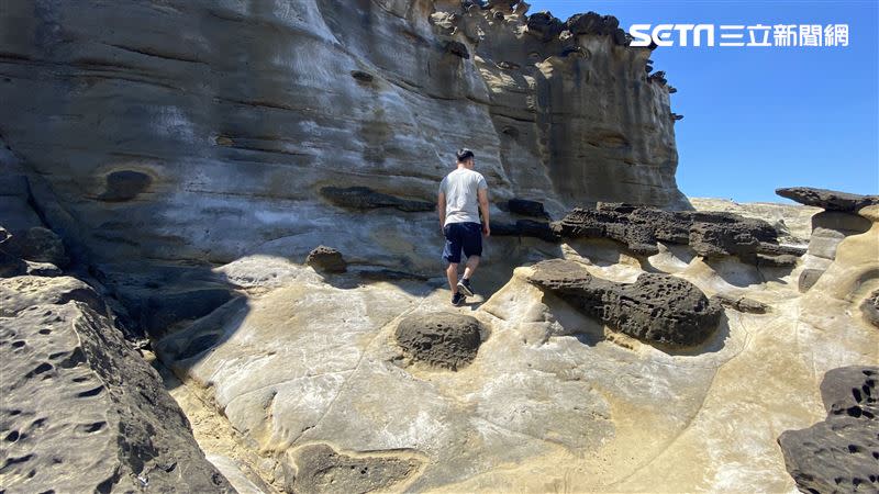 深澳岬角的海岸很有多奇形怪狀的岩石。