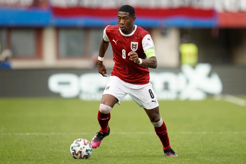 David Alaba is a talisman for Austria (Getty Images)