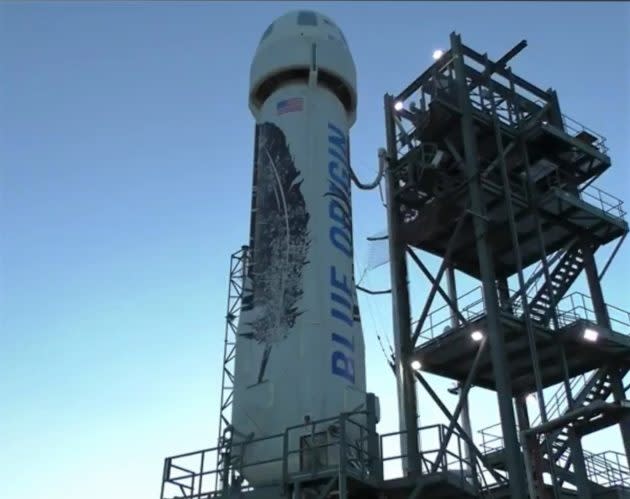 Blue Origin New Shepard craft