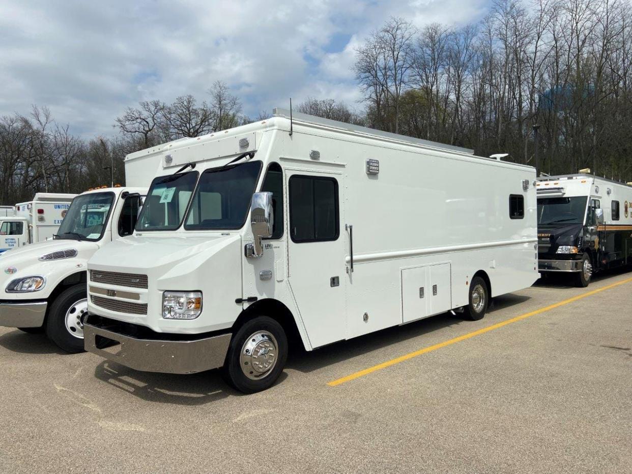 Though not the exact model Holland Department of Public Safety will order, this image was shown to Holland City Council Wednesday as an example of a mobile command vehicle similar to the one the department is ordering.