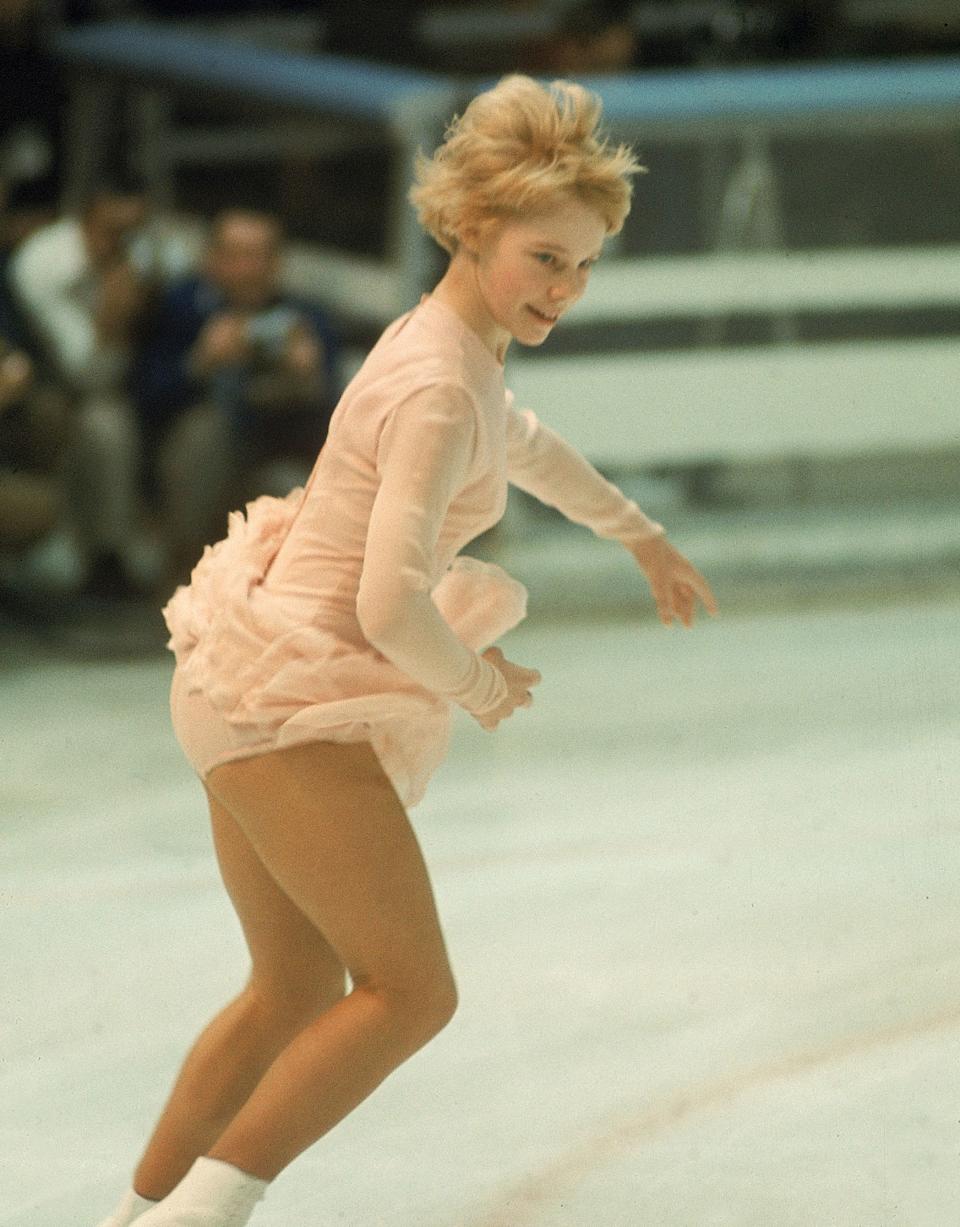 Lynn, representing the U.S. at 1968 Winter&nbsp;Olympics in&nbsp;Grenoble, France.