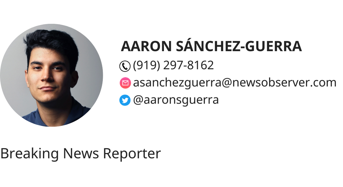 Aaron Sánchez-Guerra is a breaking news reporter for The News & Observer and previously covered business and real estate for the paper. His background includes reporting for WLRN Public Media in Miami and as a freelance journalist in Raleigh and Charlotte covering Latino communities. He is a graduate of North Carolina State University, a native Spanish speaker and was born in Mexico.