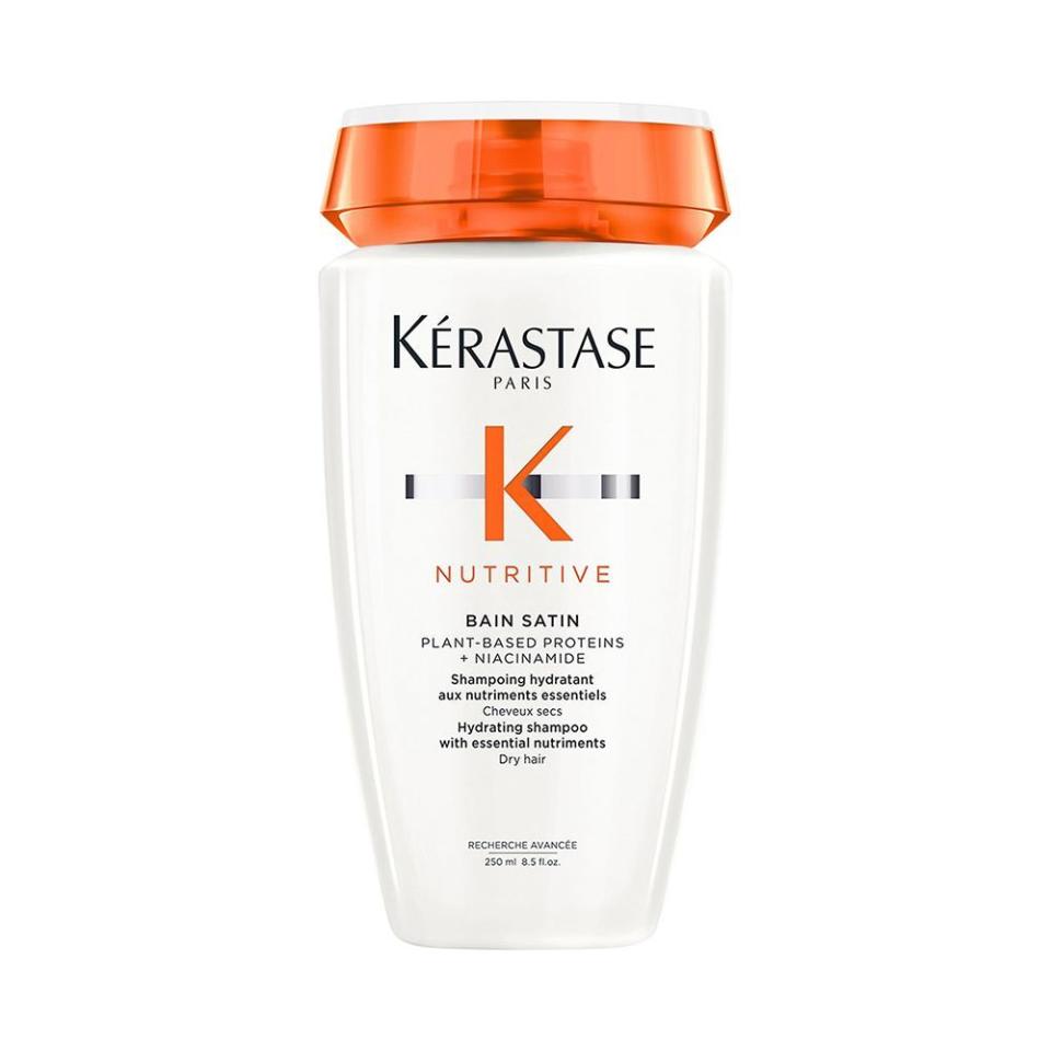 <p><a href="https://go.redirectingat.com?id=74968X1596630&url=https%3A%2F%2Fwww.sephora.com%2Fproduct%2Fkerastase-nutritive-hydrating-shampoo-for-fine-to-medium-dry-hair-P506536&sref=https%3A%2F%2F" rel="nofollow noopener" target="_blank" data-ylk="slk:Shop Now;elm:context_link;itc:0;sec:content-canvas" class="link ">Shop Now</a></p><p>Nutritive Hydrating Shampoo for Fine to Medium Dry Hair</p><p>sephora.com</p><p>$40.00</p>