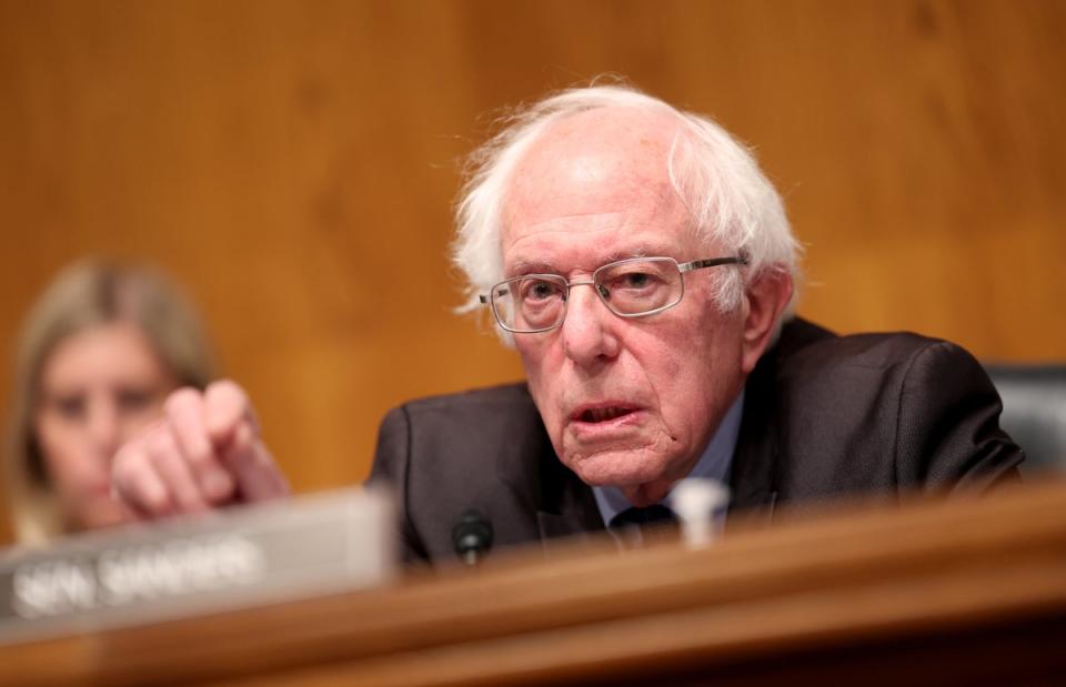 Senator Bernie Sanders wants the US to condition aid to Israel (Getty Images)