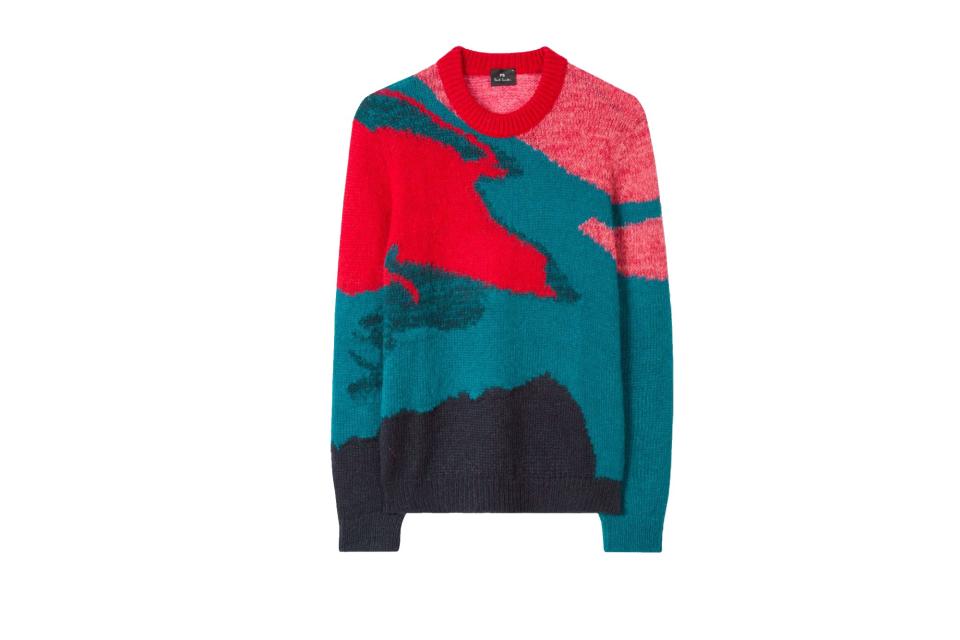 Paul Smith camouflage mohair sweater