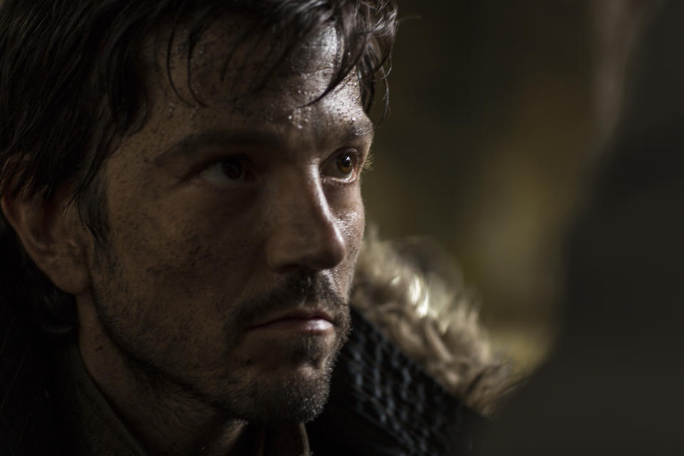 Cassian Andor (Diego Luna) in <i>Rogue One: A Star Wars Story</i><span class="copyright">Jonathan Olley—LucasFilm</span>