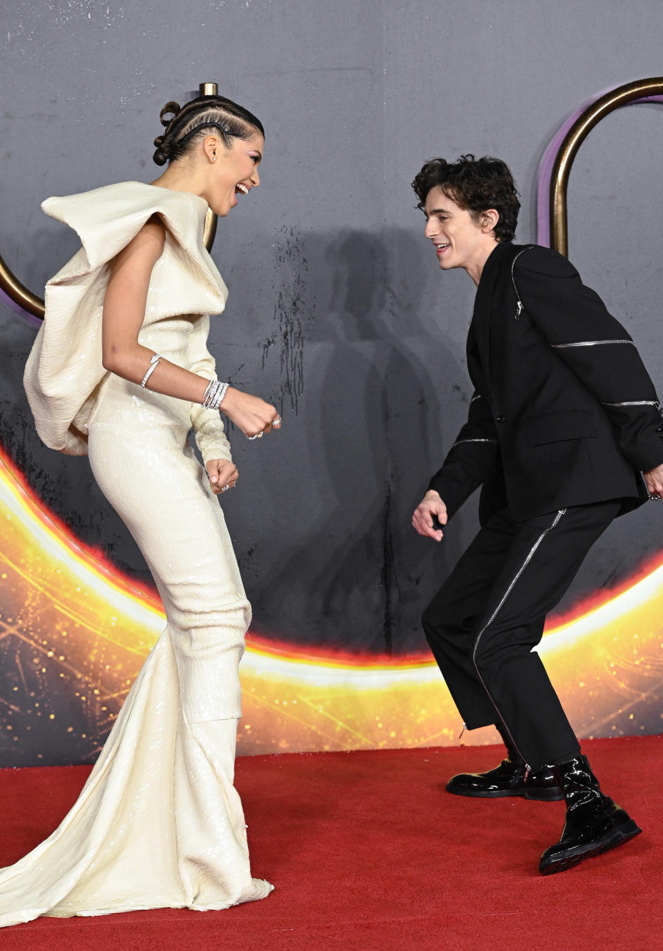 Zendaya and Timothée Chalamet