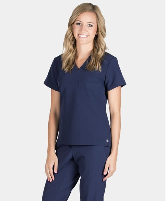  Blue Sky Scrubs Carnegie Green Shelby Scrub Tops (L): Medical  Scrubs Shirts: Clothing, Shoes & Jewelry