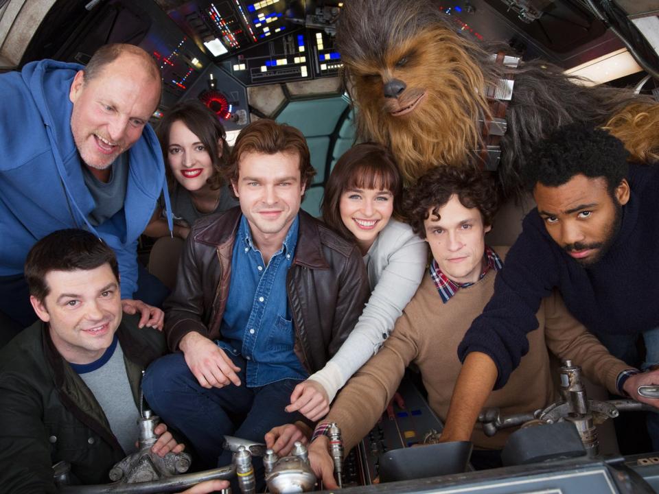 han solo cast photo