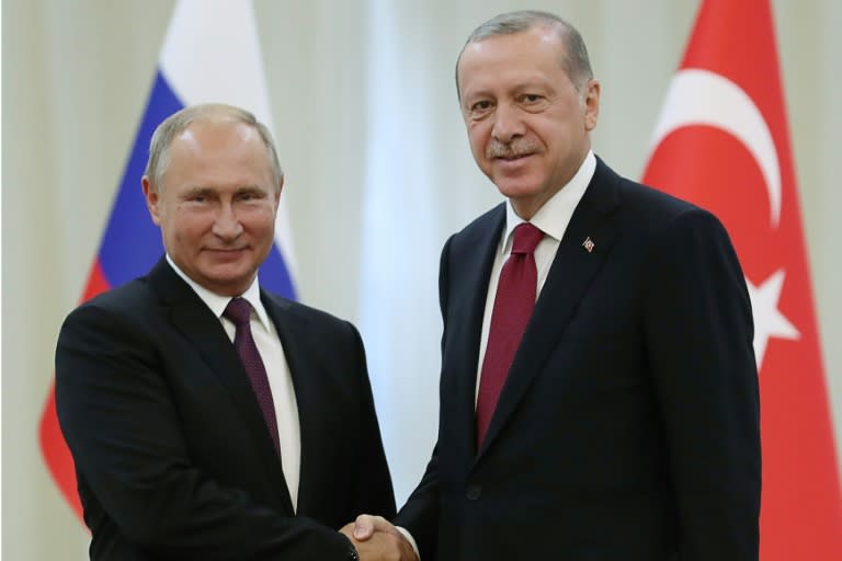 Putin and Erdogan met in the Russian Black Sea resort of Sochi