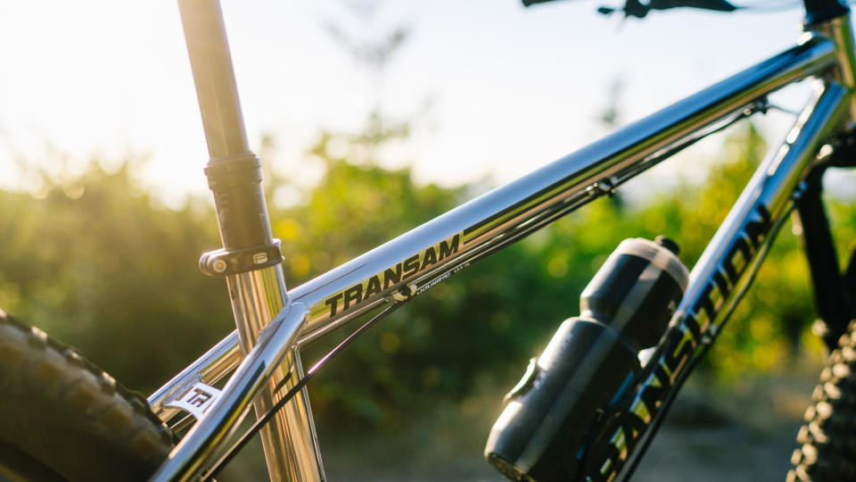 Transition TransAM hardtail MTB in Chrome