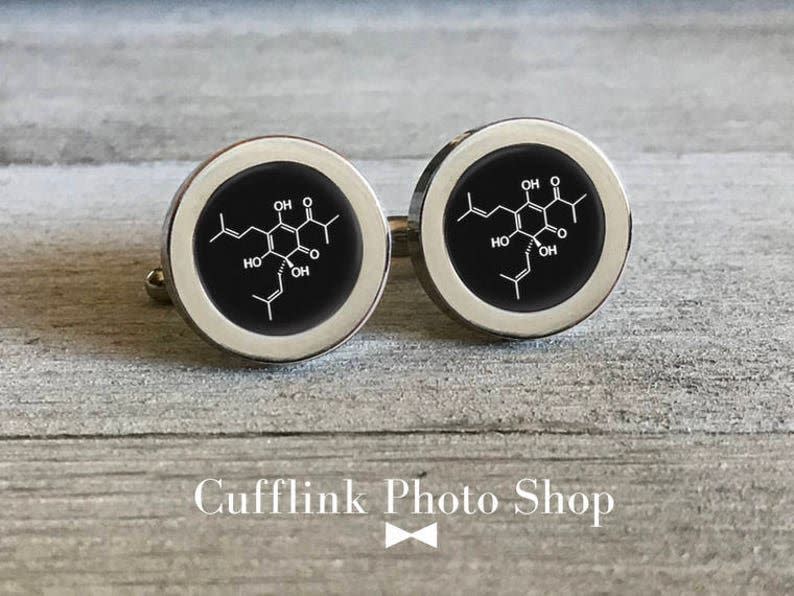 Beer Molecule Cufflinks