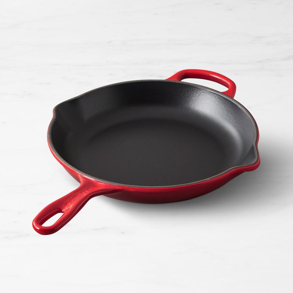 <p><a href="https://go.redirectingat.com?id=74968X1596630&url=https%3A%2F%2Fwww.williams-sonoma.com%2Fproducts%2Fle-creuset-signature-fry-pan%2F%3Fpkey%3Ds~le%2Bcreuset~175%26sbkey%3Ddefault&sref=https%3A%2F%2Fwww.esquire.com%2Flifestyle%2Fg36039315%2Fgraduation-gifts-for-her%2F" rel="nofollow noopener" target="_blank" data-ylk="slk:Shop Now;elm:context_link;itc:0;sec:content-canvas" class="link ">Shop Now</a></p><p>Enameled Cast Iron Skillet</p><p>$220.00</p>