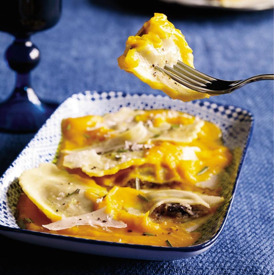 15) Pasta with Pumpkin and Parmesan