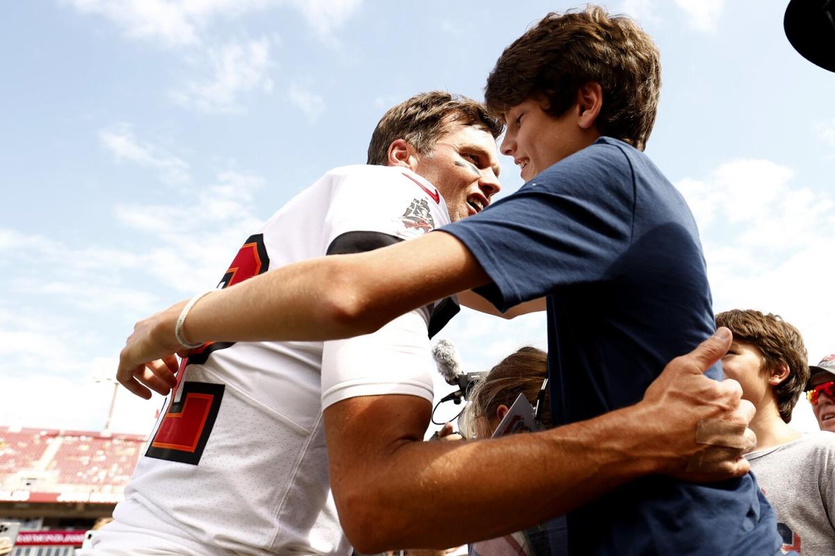 Tom Brady Shares Cute Moments with Kids During Buccaneers' Home Opener