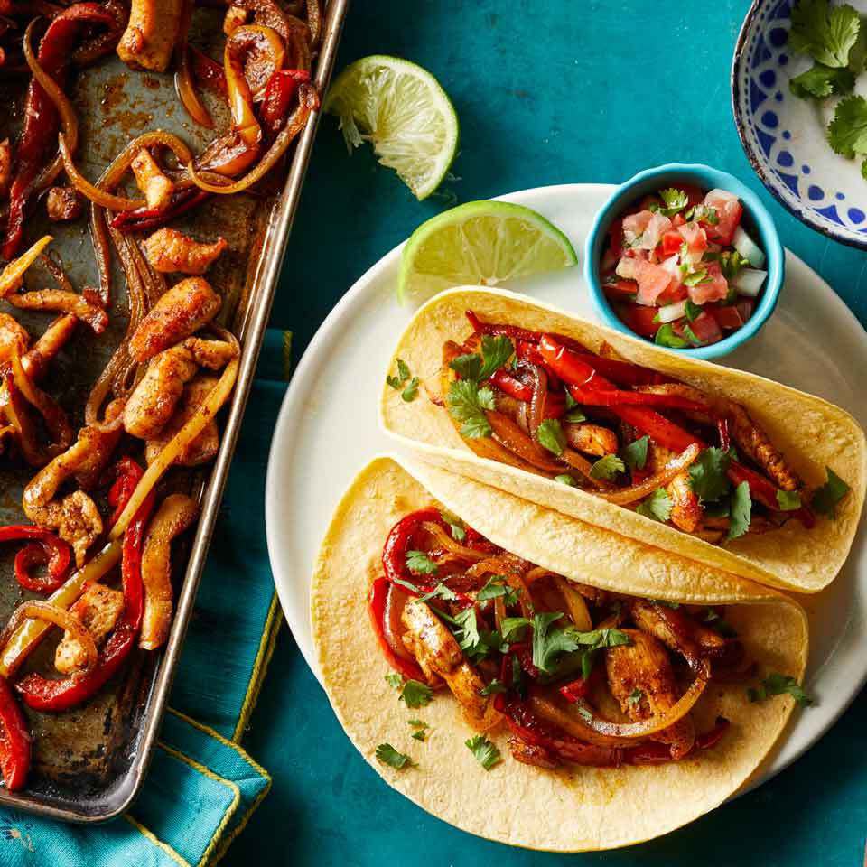 Sheet-Pan Chicken Fajitas