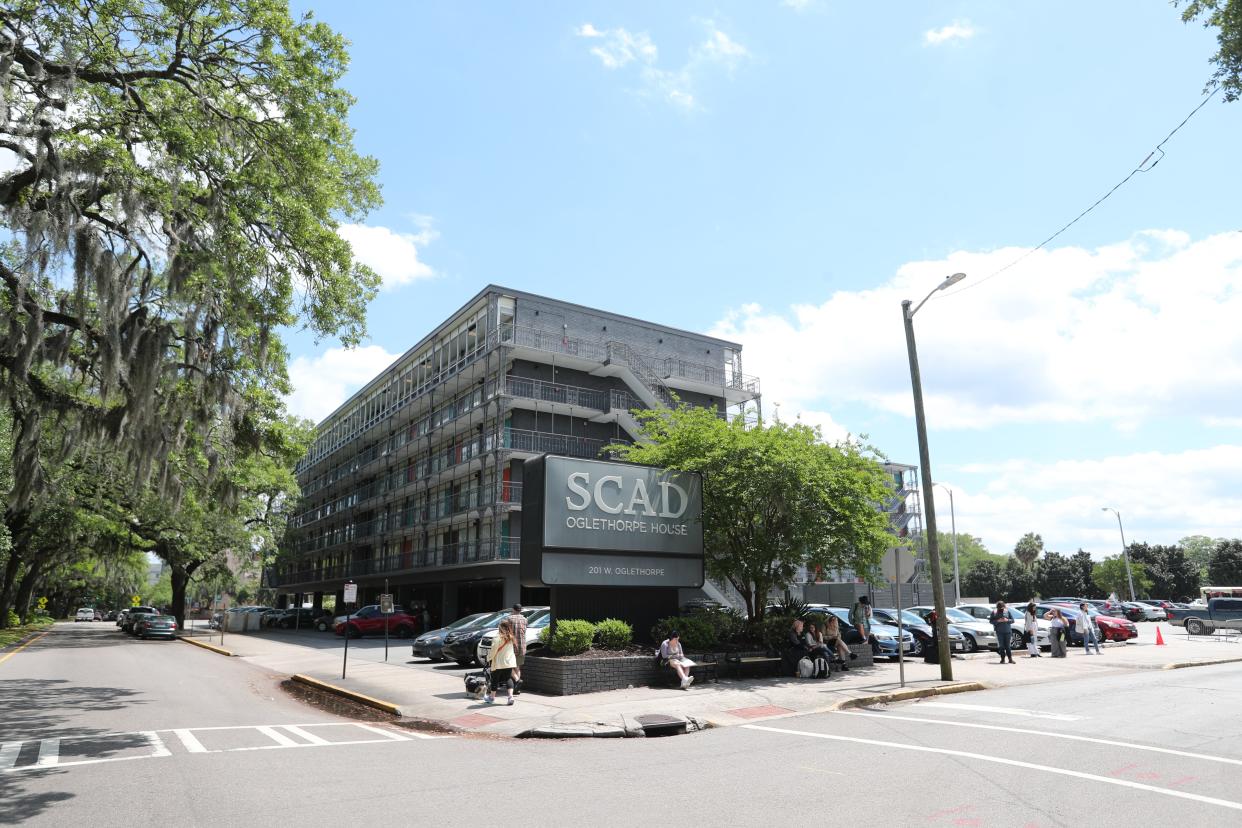 The Savannah College of Art and Design Oglethorpe House on West Liberty Street.